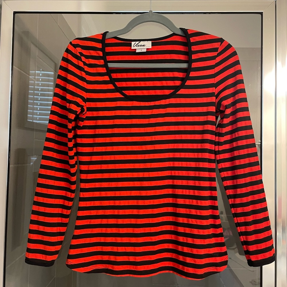 Troublemaker Top orange S Vixen by Micheline Pitt